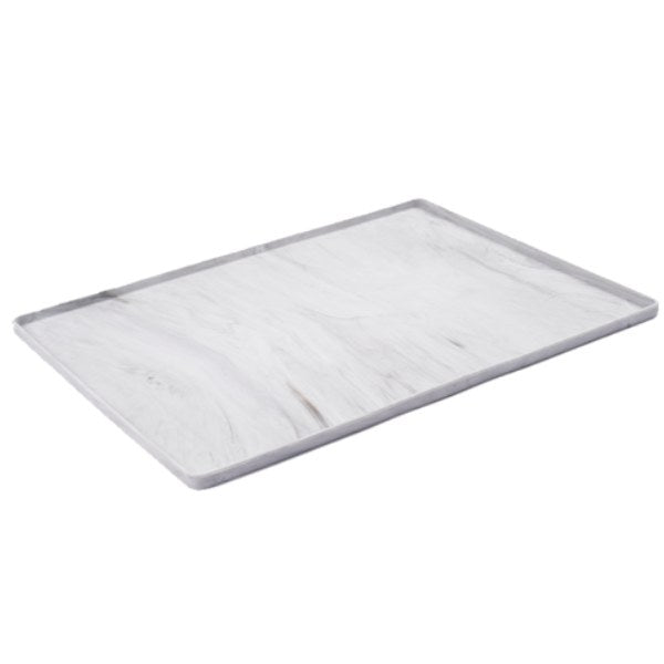 MM Silicone Marble Bowl Mat w/Raised Edge