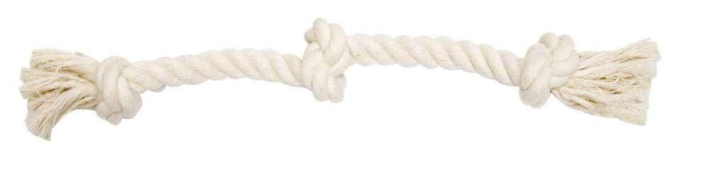 MA FLOSSY 10014F Lrg White 3 Knot Tug