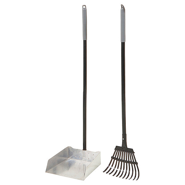 PM Clean Response Aluminum Rake & Pan Large