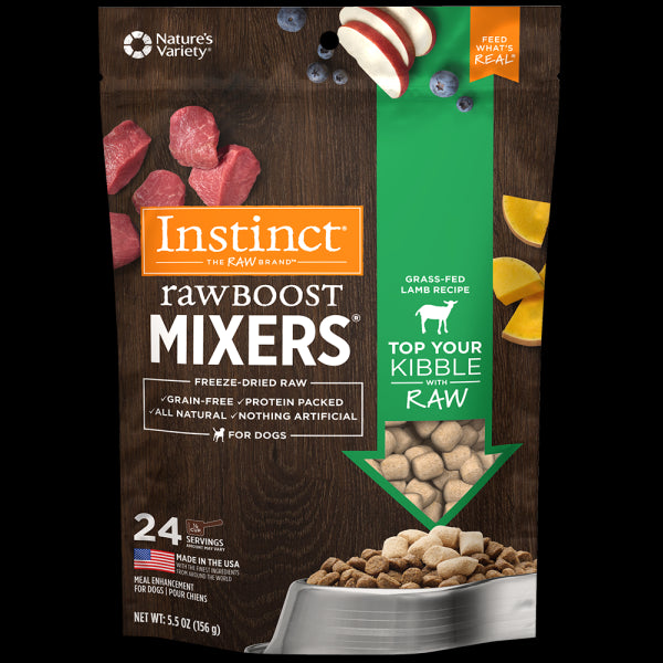 Instinct Dog Raw Boost FD Mixers Lamb 5.5 oz