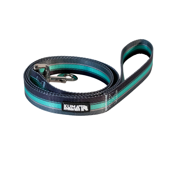 Kuma Backtrack Dog Leash Navy/Mint