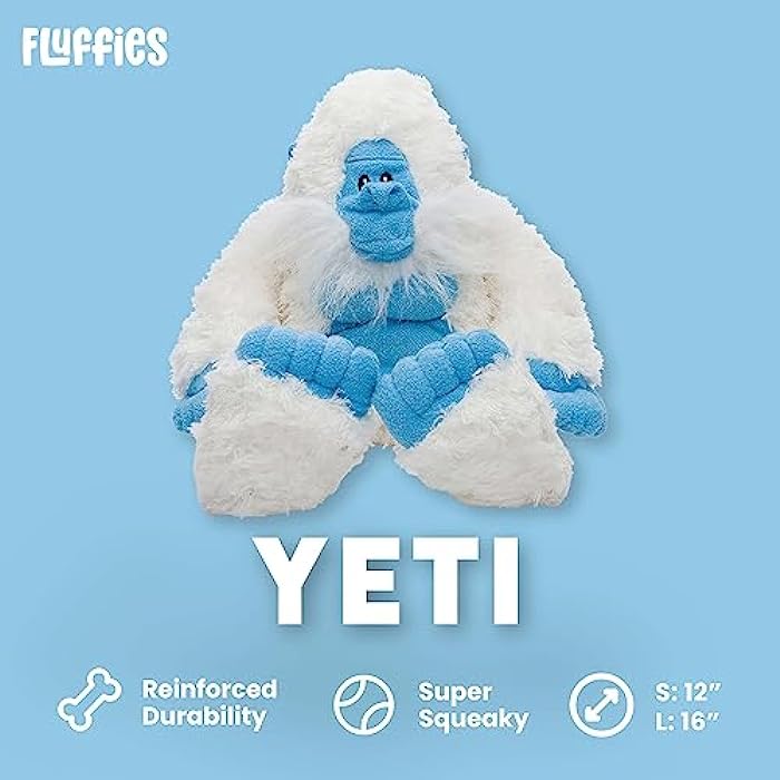 Fabdog Floppy Dog Toy Yeti Sml