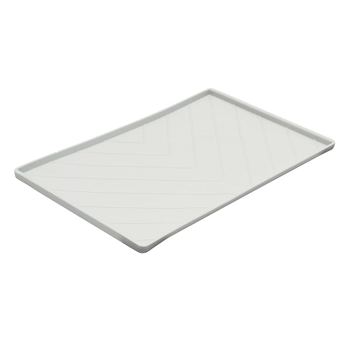 MM Mat with Metal Rods Lrg Light Grey