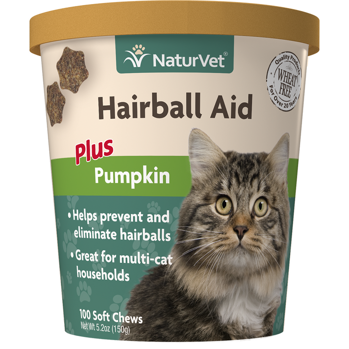 NV Hairball Plus Pumpkin Cat Soft Chew 100ct