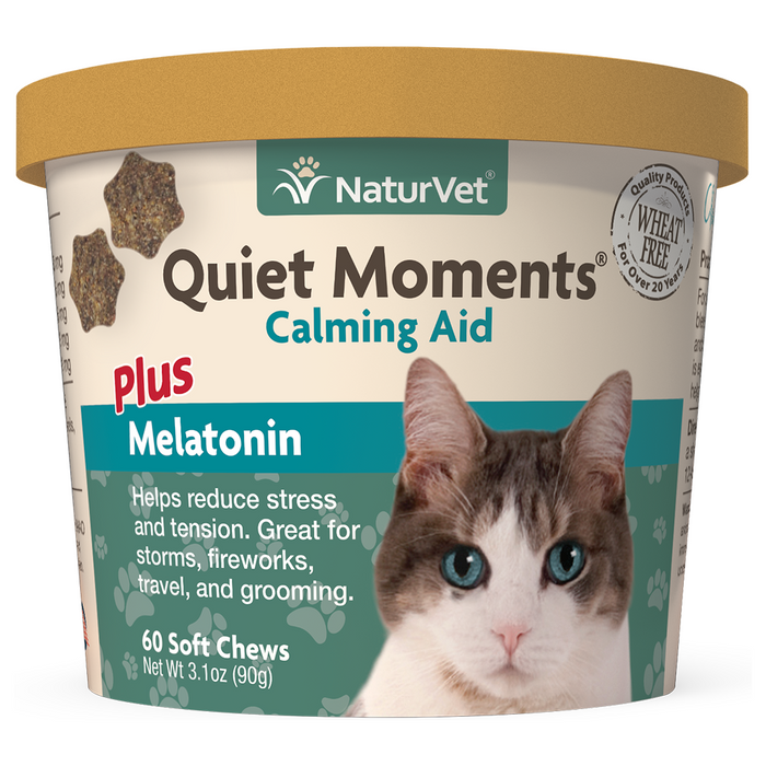 NV Quiet Moments Plus Melatonin Cat Soft Chew 60ct