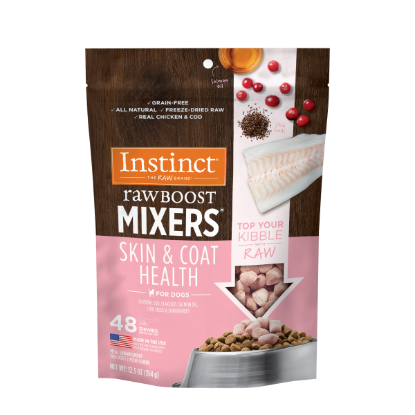 Instinct Dog Raw Boost FD Mixers Skin & Coat 12.5 oz