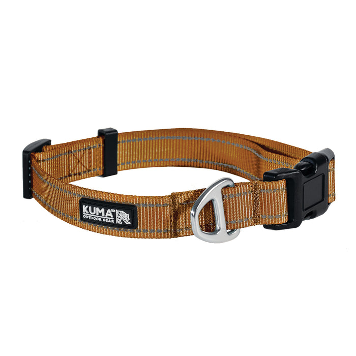 Kuma Lazy Bear Dog Collar Sml Sierra