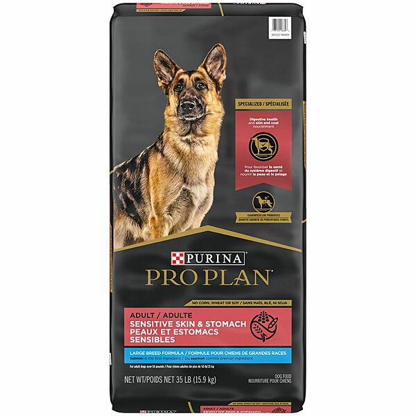 ProPlan S Skin/Stomach Lrg Brd Salmon/ Rice 35lbs