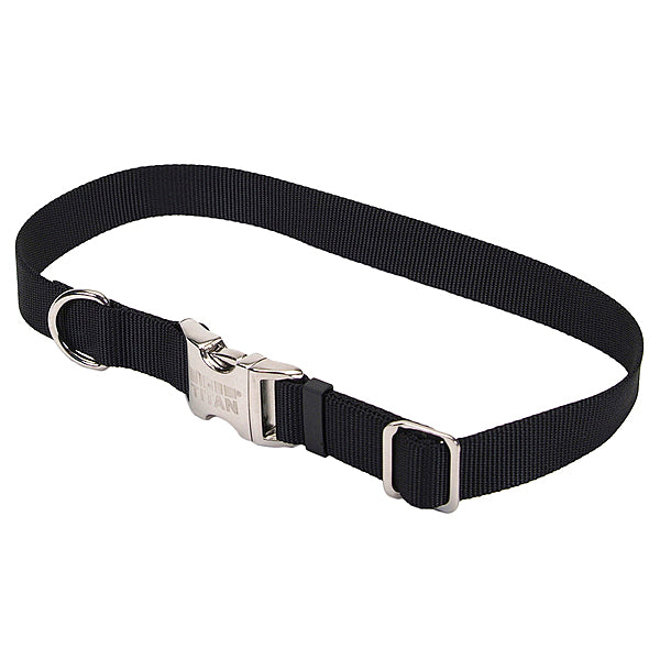 Titan Collar Metal Buckle Black 20" Lrg