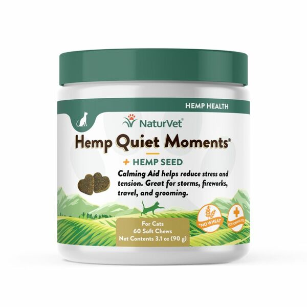 NV Hemp Quiet Moments Cat Soft Chew 60ct