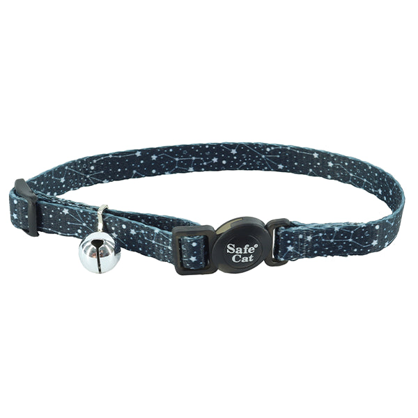 SafeCat Fashion Brkwy Collar Constellations 12"