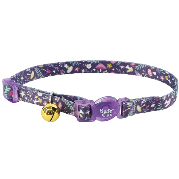 SafeCat Fashion Brkwy Collar Magic Garden 12"