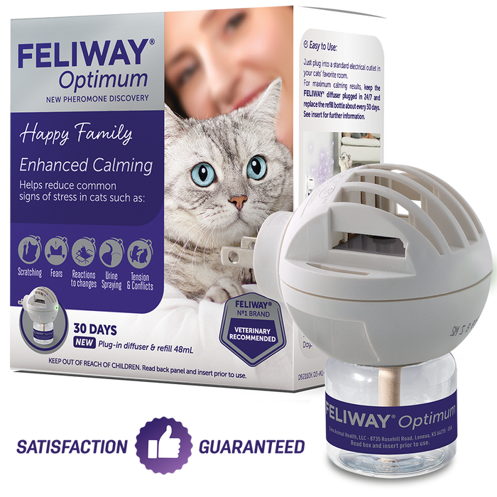 Feliway Optimum Starter Kit Diffuser & Refill For Cats