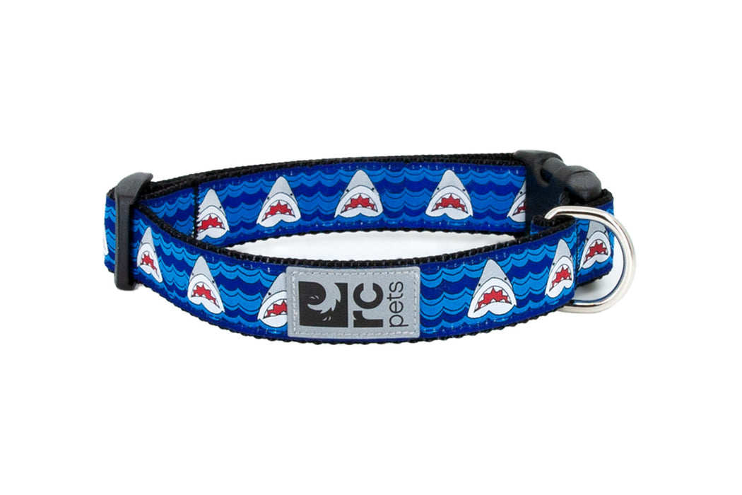 RC Clip Collar Lrg 1" Shark Attack