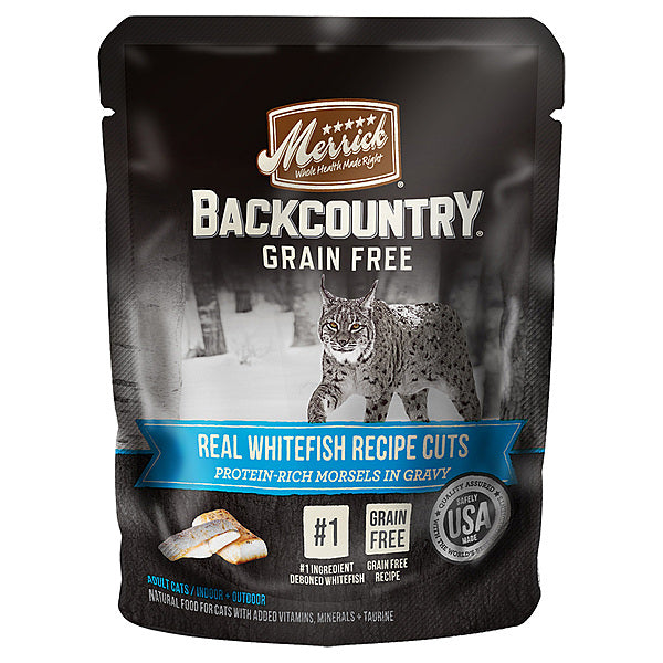 Merrick Back country Cat Whitefish Cuts 3oz