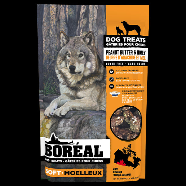 BOREAL Dog Treat PButter & Honey 150g