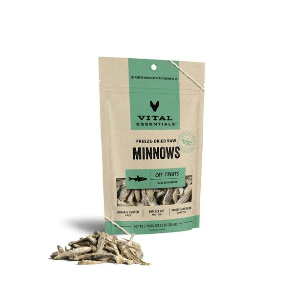 VE FD Minnows Cats Treats 1oz