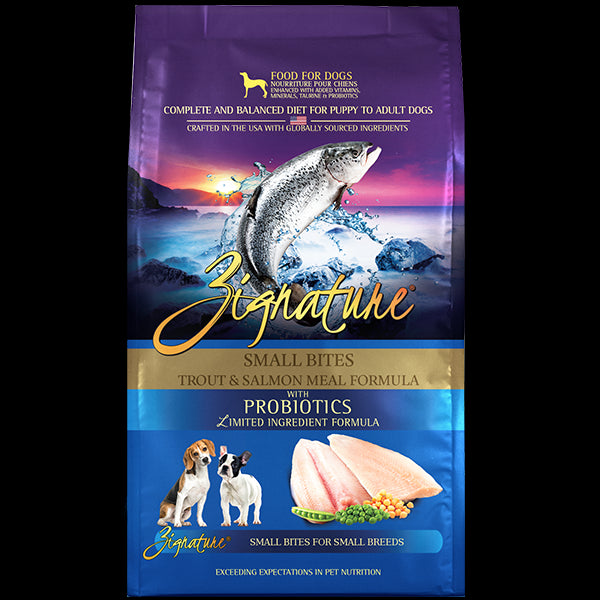 Zignature Trout & Salmon Small Brd Dog Food 12.5lbs