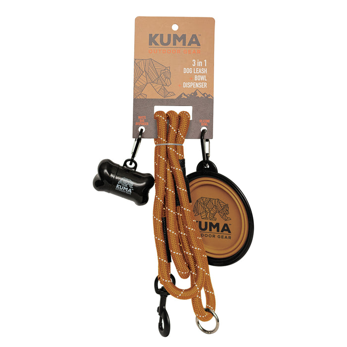 Kuma 3 in 1 Dog Leash Sierra