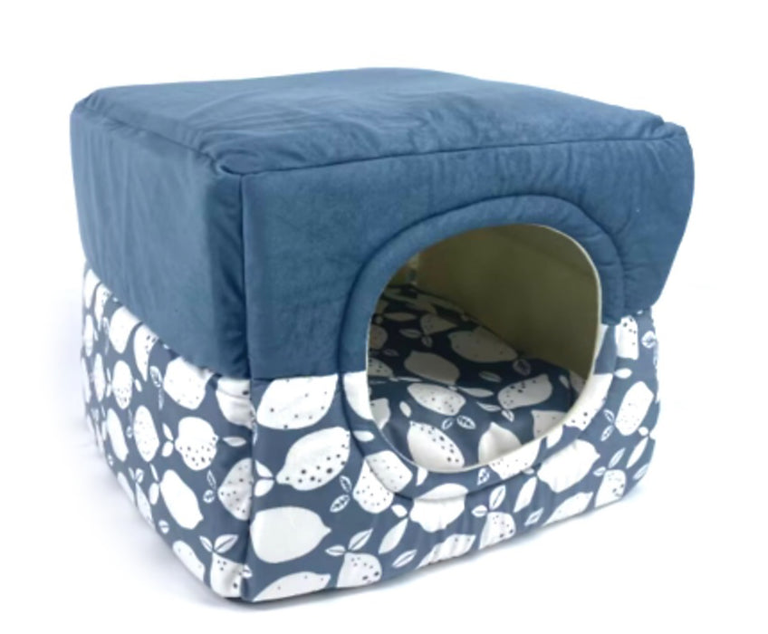 BURG Two Way Bed Lemon/Blue