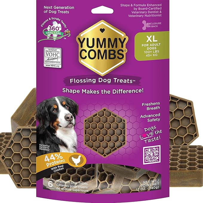 Yummy Combs Dental Treat Chkn XLrg 12oz