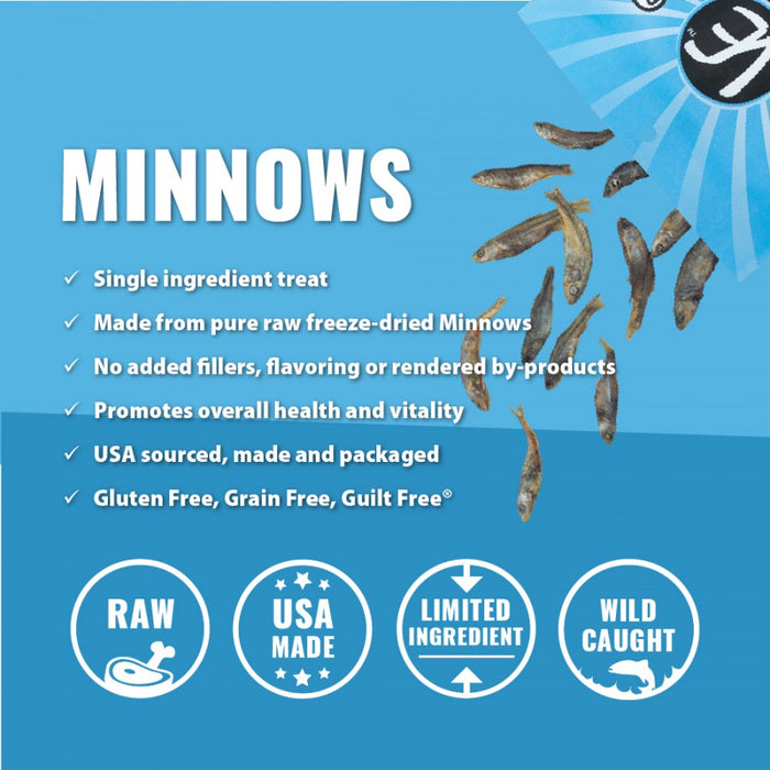 VE FD Minnows Cats Treats 1oz