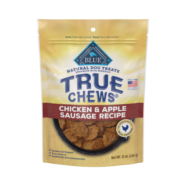 BB True Chews Chkn/Apple Sausage 12oz