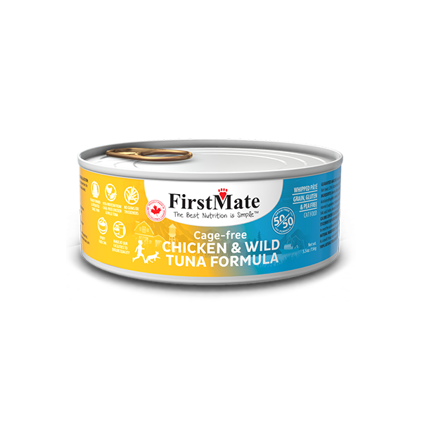 FirstMate Free-Run Chicken/ Wild Tuna CAT 5.5 oz