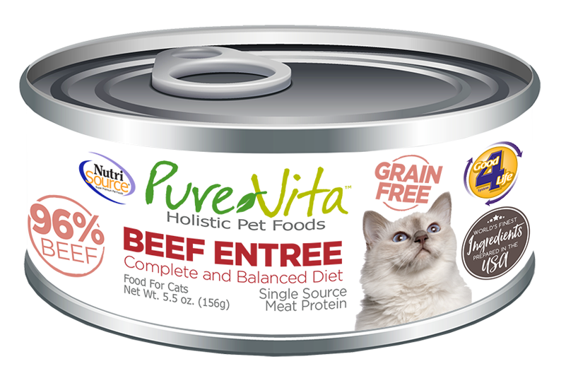 Purevita Cat GF Beef Entree 5.5oz